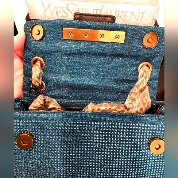 Kurt Geiger London Brixton Rhinestone Shoulder Crossbody Bag. - Picture 7 of 10